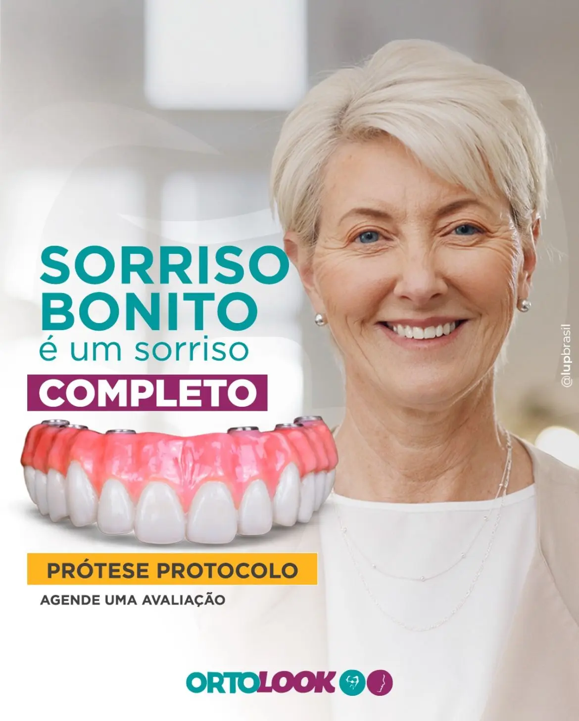 Paciente em tratamento com Alinhadores Ortolook